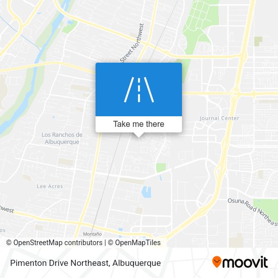 Pimenton Drive Northeast map