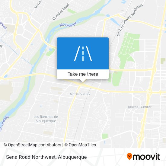 Sena Road Northwest map