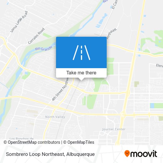 Sombrero Loop Northeast map
