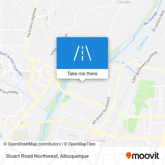 Stuart Road Northwest map