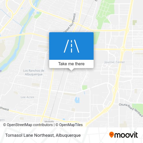 Tornasol Lane Northeast map