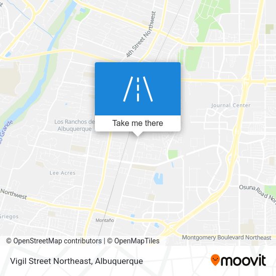 Vigil Street Northeast map