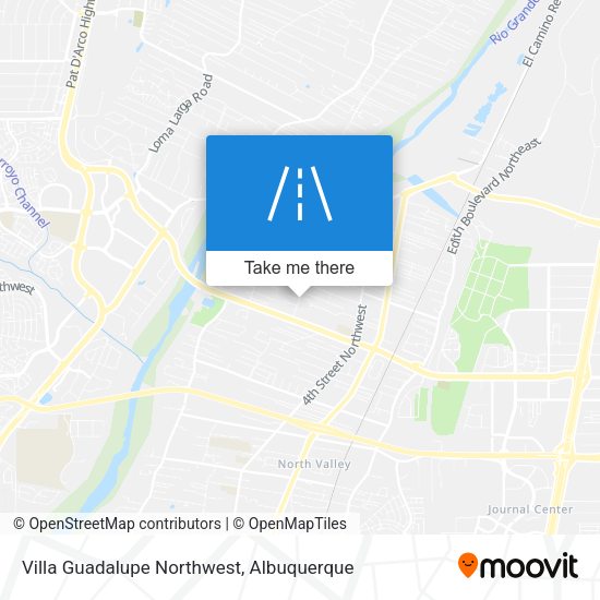 Mapa de Villa Guadalupe Northwest