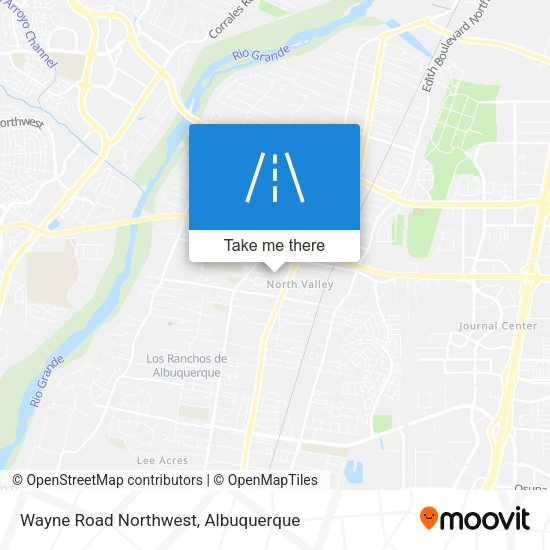 Wayne Road Northwest map