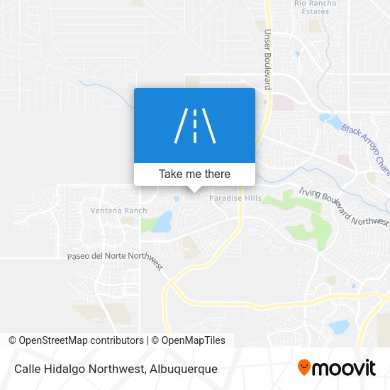 Mapa de Calle Hidalgo Northwest