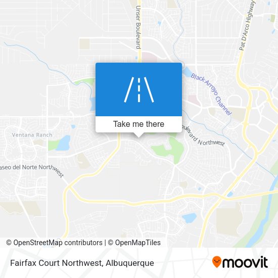 Fairfax Court Northwest map
