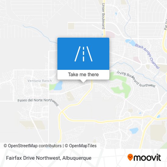 Mapa de Fairfax Drive Northwest