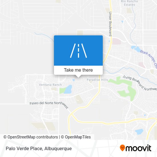 Palo Verde Place map