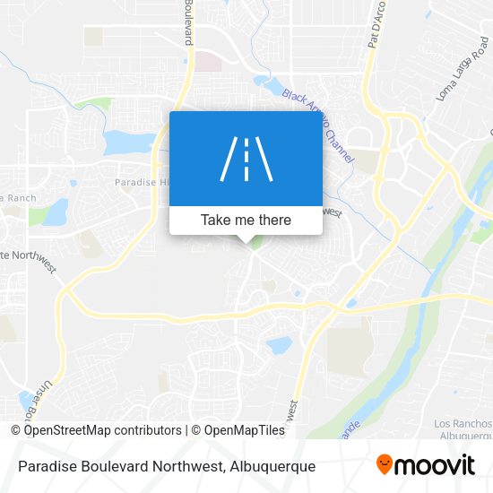Mapa de Paradise Boulevard Northwest