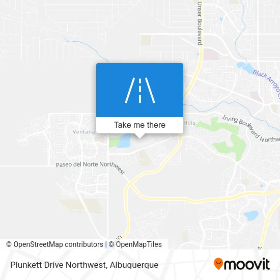 Plunkett Drive Northwest map