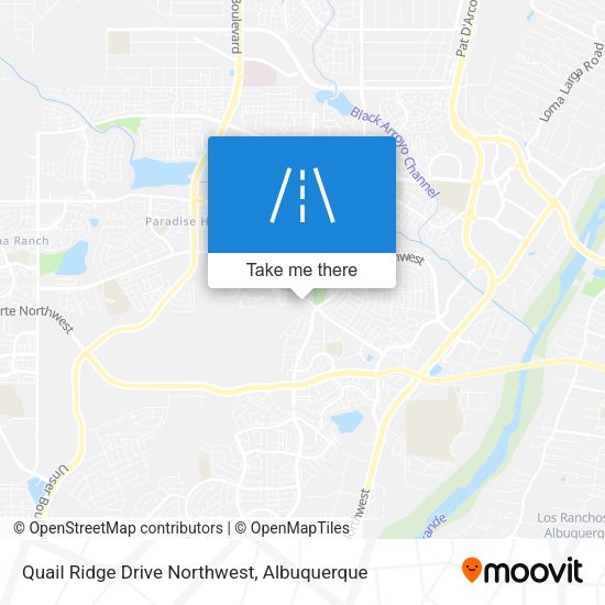 Mapa de Quail Ridge Drive Northwest