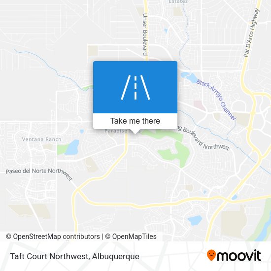Taft Court Northwest map