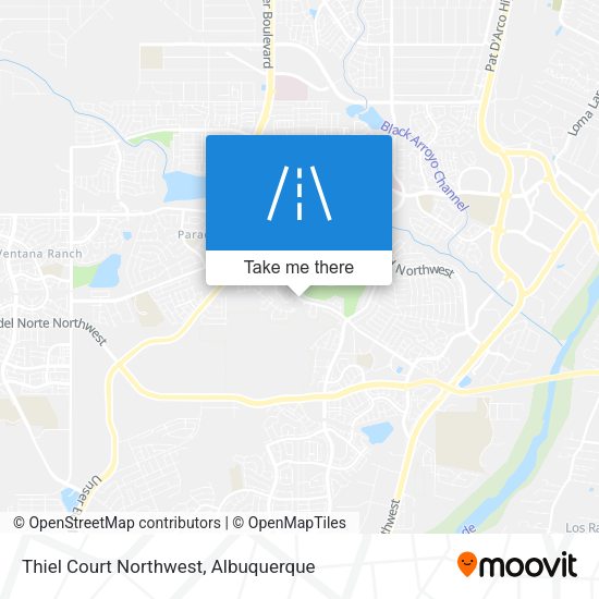 Mapa de Thiel Court Northwest