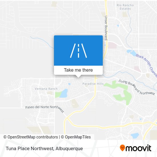 Tuna Place Northwest map