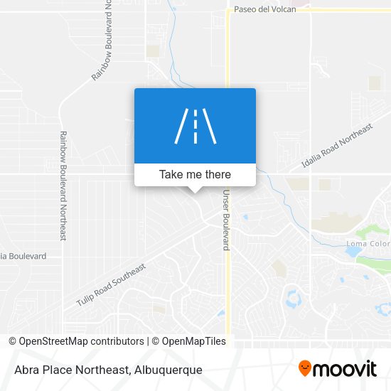 Abra Place Northeast map