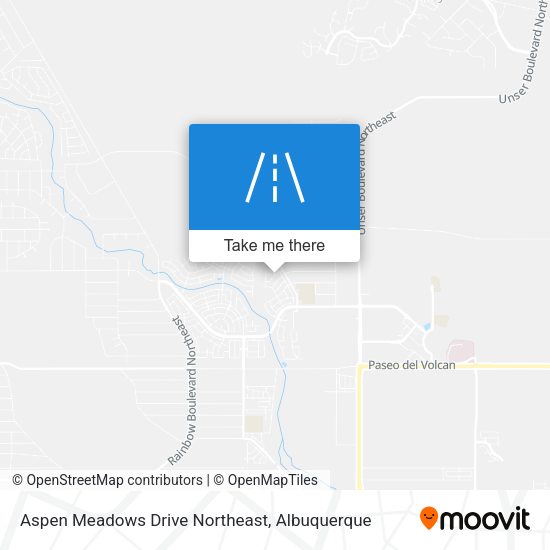 Aspen Meadows Drive Northeast map