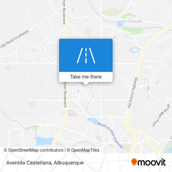 Avenida Castellana map