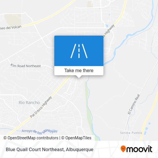Blue Quail Court Northeast map