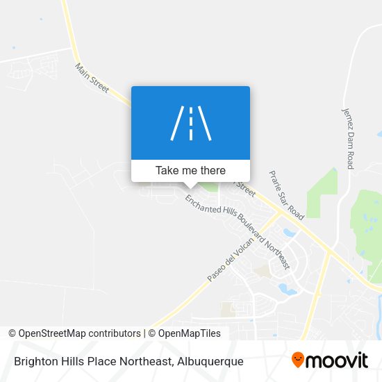 Brighton Hills Place Northeast map