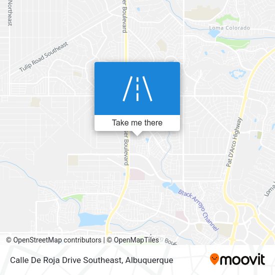 Mapa de Calle De Roja Drive Southeast