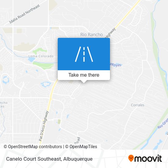 Mapa de Canelo Court Southeast