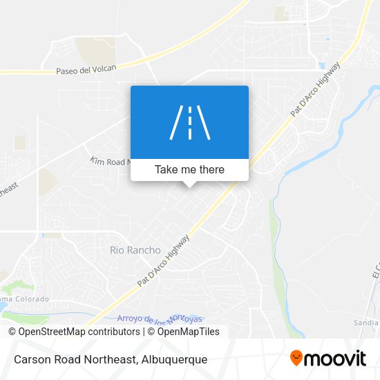 Mapa de Carson Road Northeast