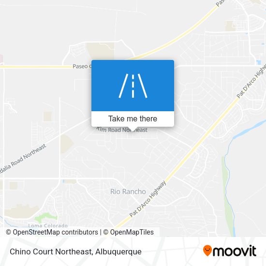 Chino Court Northeast map