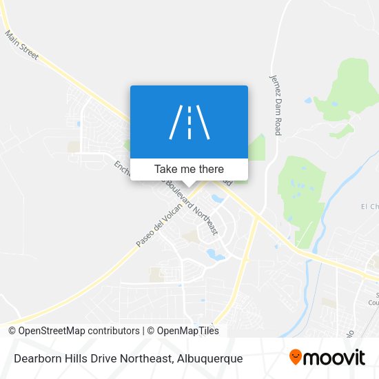 Dearborn Hills Drive Northeast map