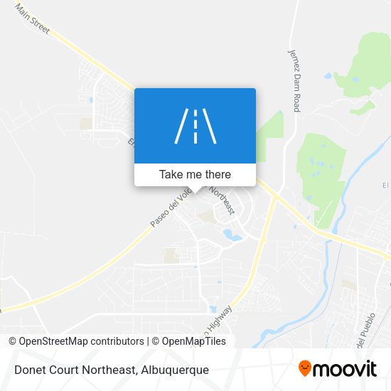 Donet Court Northeast map