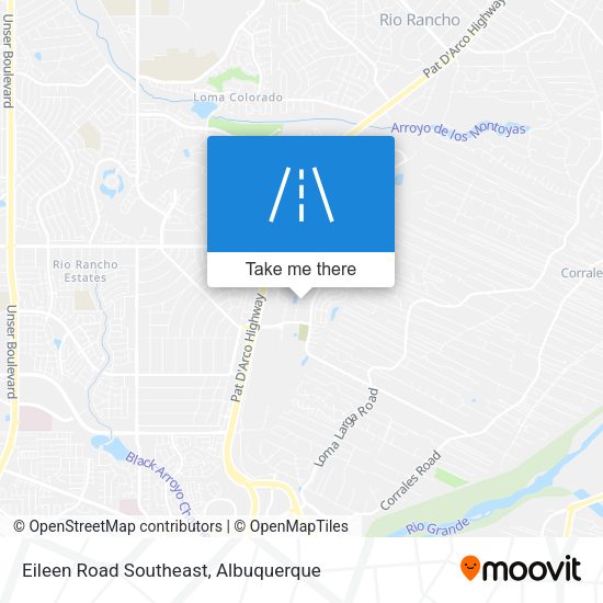 Mapa de Eileen Road Southeast