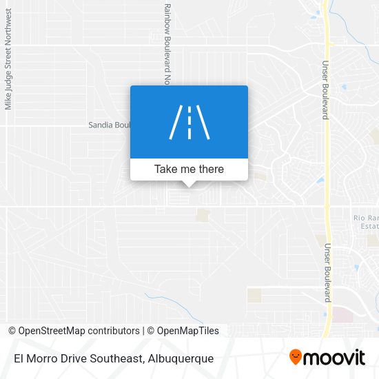Mapa de El Morro Drive Southeast