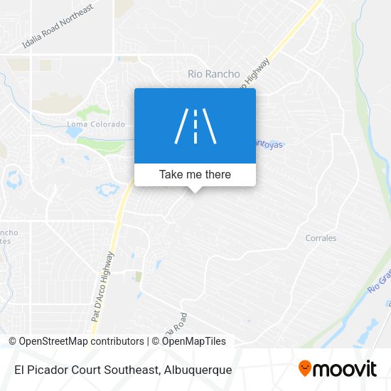 Mapa de El Picador Court Southeast