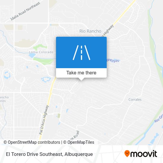 El Torero Drive Southeast map