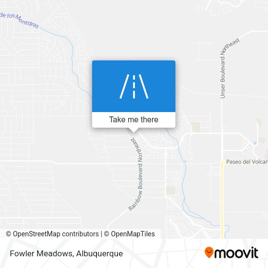 Mapa de Fowler Meadows