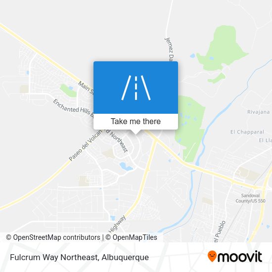 Fulcrum Way Northeast map