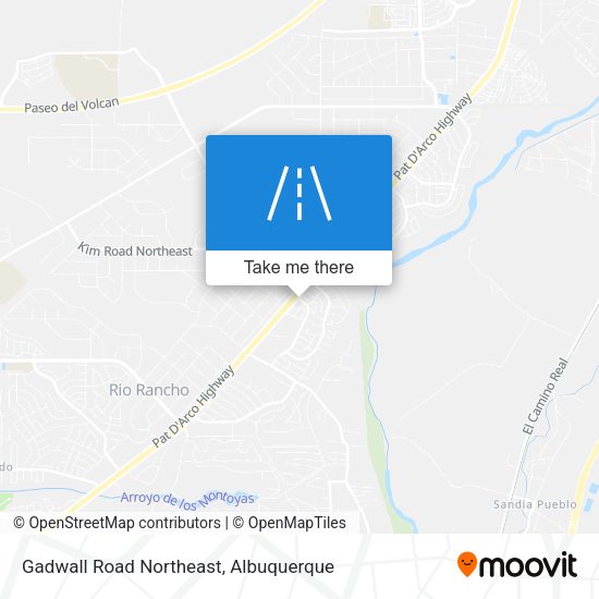 Gadwall Road Northeast map