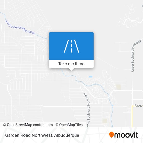 Garden Road Northwest map