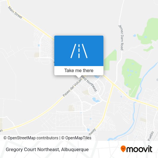 Gregory Court Northeast map