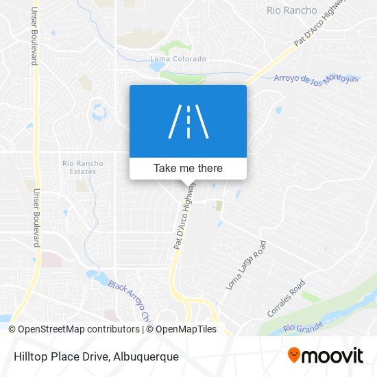 Hilltop Place Drive map