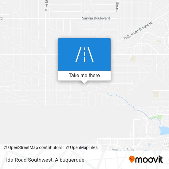Mapa de Ida Road Southwest
