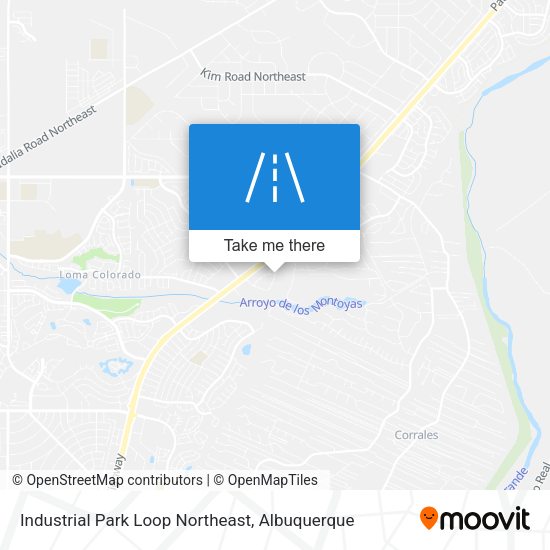 Mapa de Industrial Park Loop Northeast