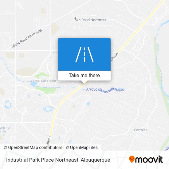 Industrial Park Place Northeast map