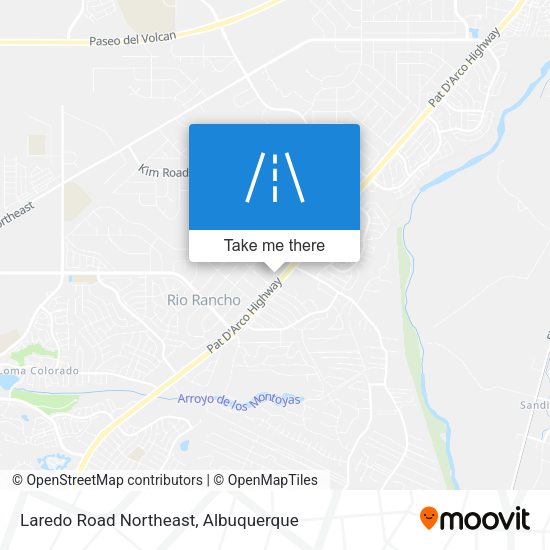 Laredo Road Northeast map