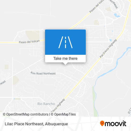 Lilac Place Northeast map