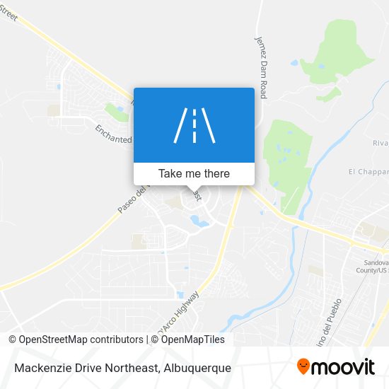 Mapa de Mackenzie Drive Northeast