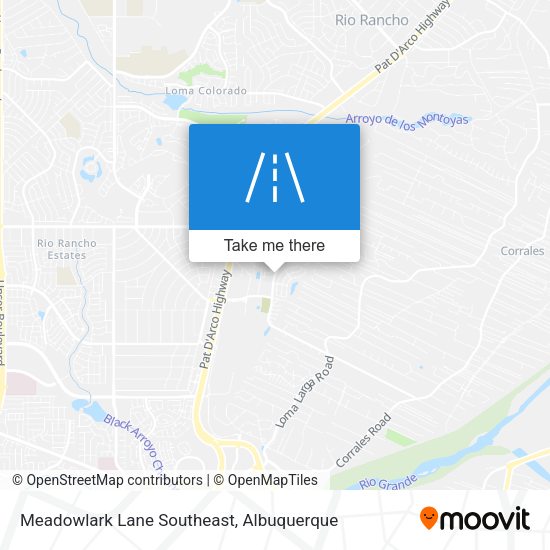 Meadowlark Lane Southeast map
