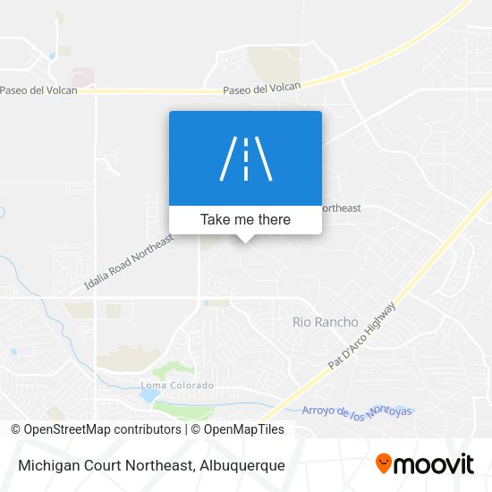 Michigan Court Northeast map