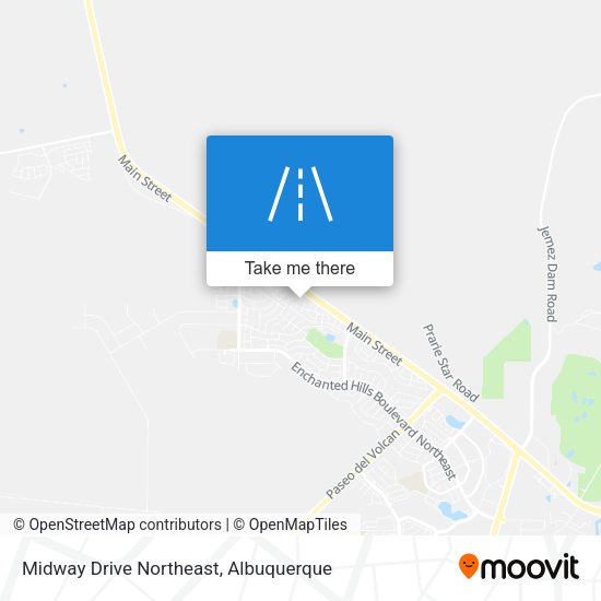 Midway Drive Northeast map