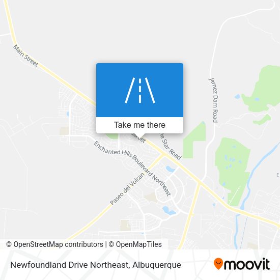 Newfoundland Drive Northeast map