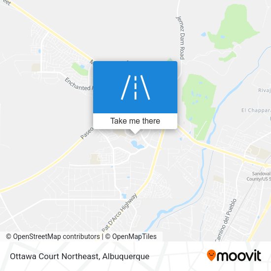 Ottawa Court Northeast map